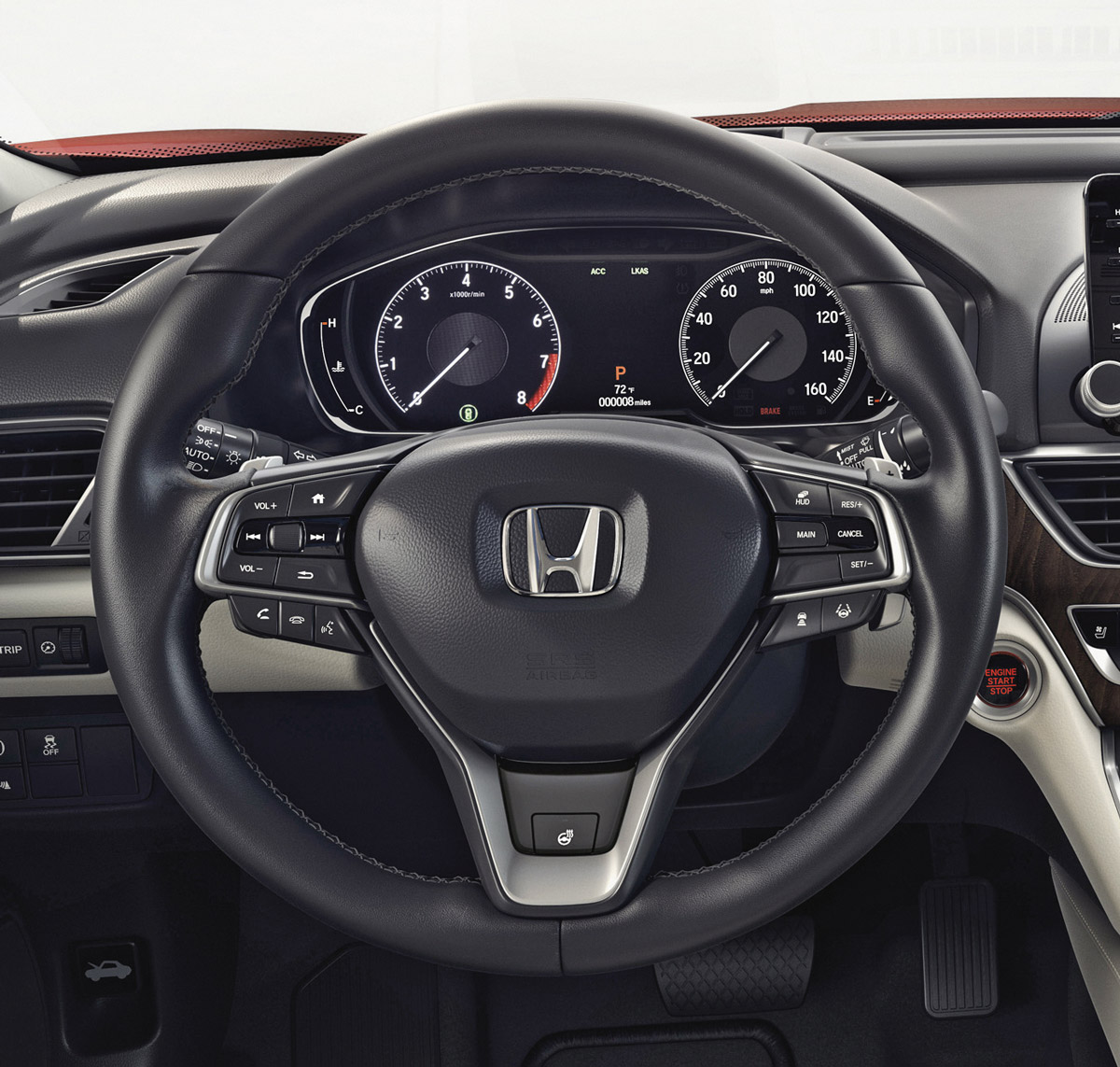 2018 Honda Accord Heated Steering Wheel (w/o Paddle Shifters) - 08U97