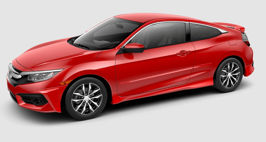 20162018 Honda Civic 2dr Body Side Moldings 08P05TBG