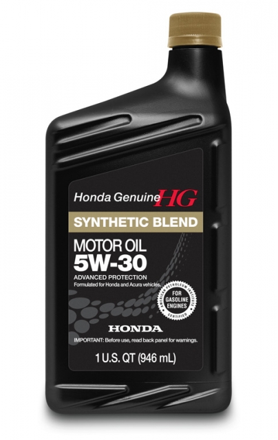 Honda 5w 30 Synthetic Blend Motor Oil 9034