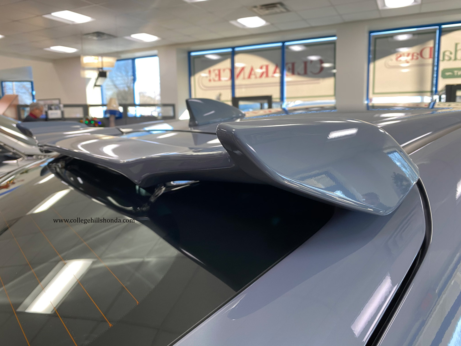 20172021 Honda Civic Hatchback Tailgate Spoiler 08F02TEA