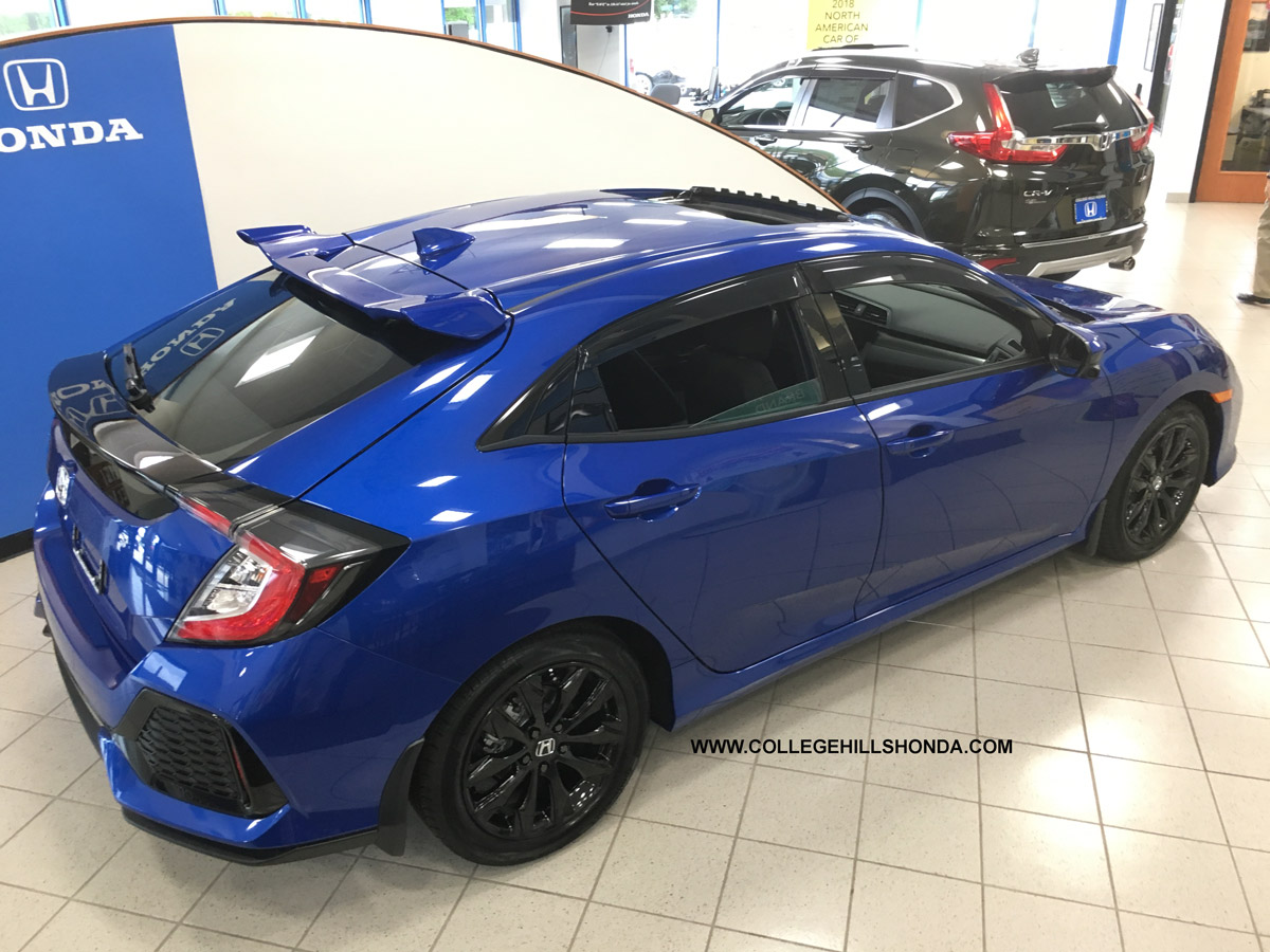 20172021 Honda Civic Hatchback Tailgate Spoiler 08F02TEA