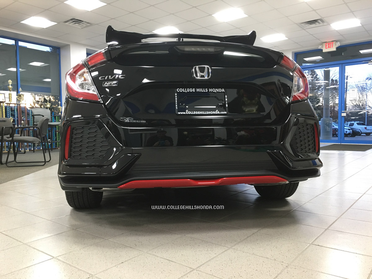 Rallye Red Rear Underbody Spoiler
