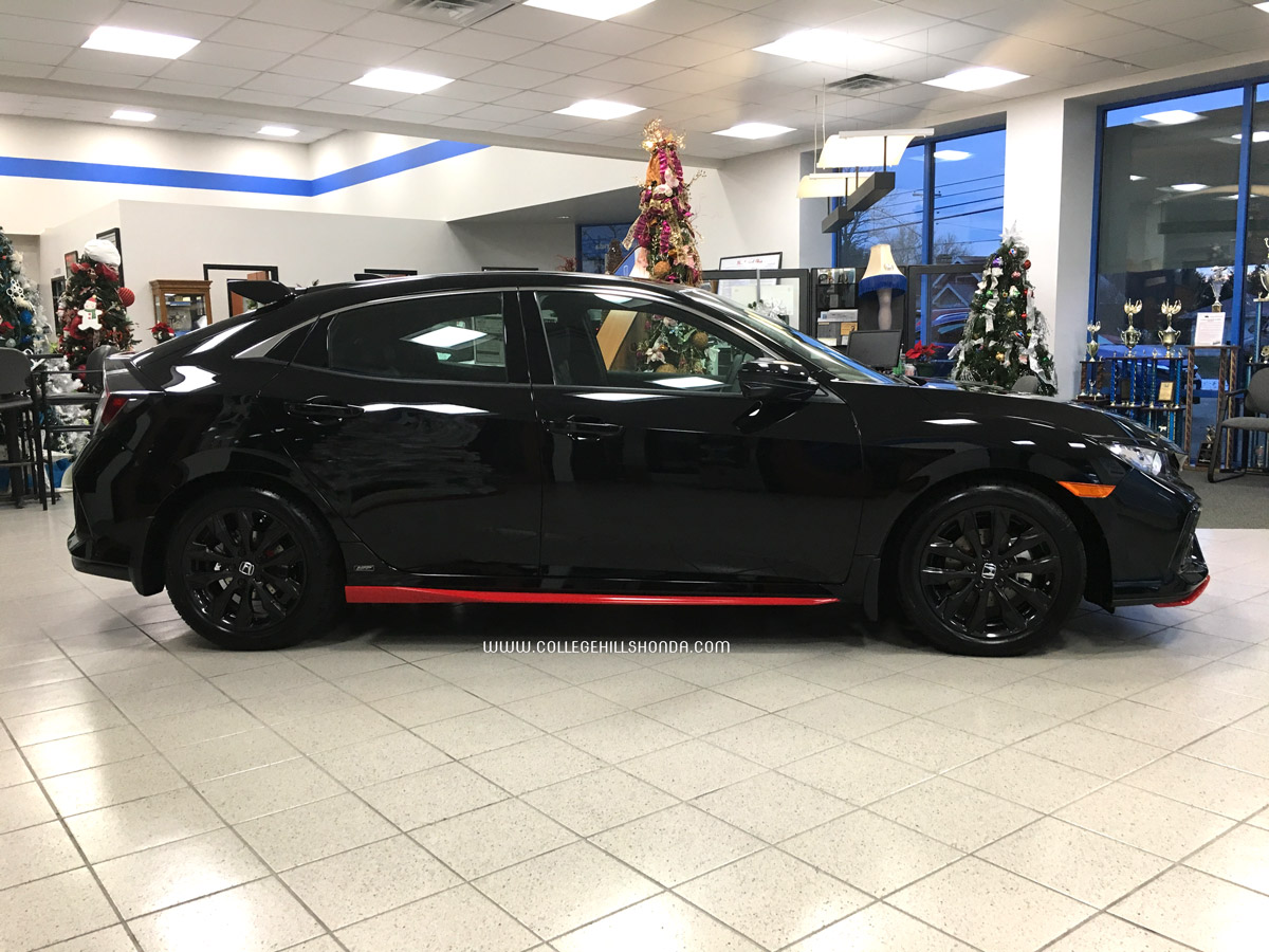 20172021 Honda Civic Hatchback Rallye Red Side Underbody Spoilers