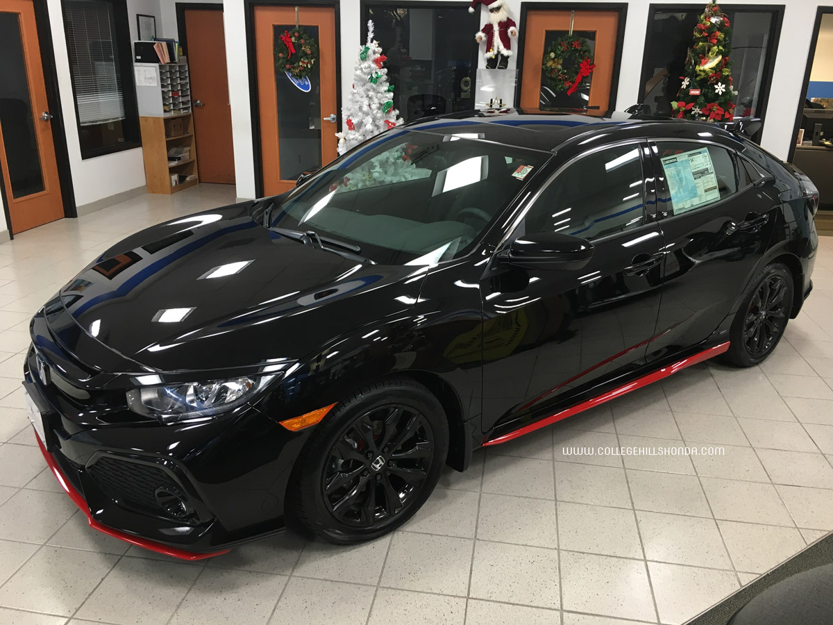 20172021 Honda Civic Hatchback Rallye Red Side Underbody Spoilers