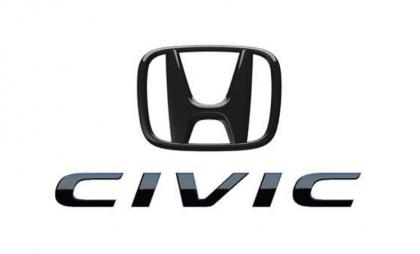 Gloss Black H-Mark & Civic Emblems