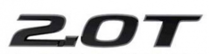 Gloss Black 2.0T Emblem