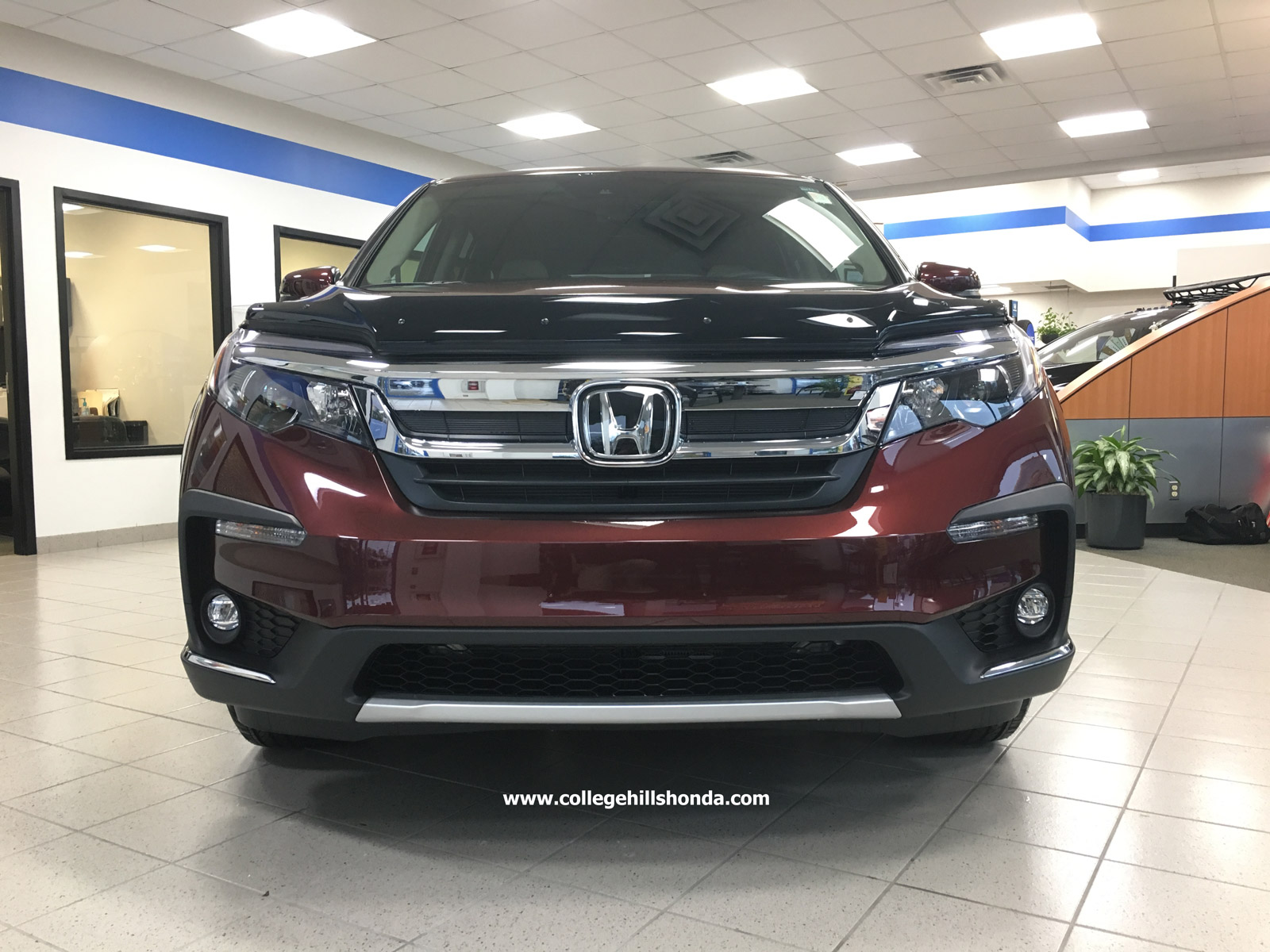 20192021 Honda Pilot Front &amp; Rear Chrome Bumper Trim