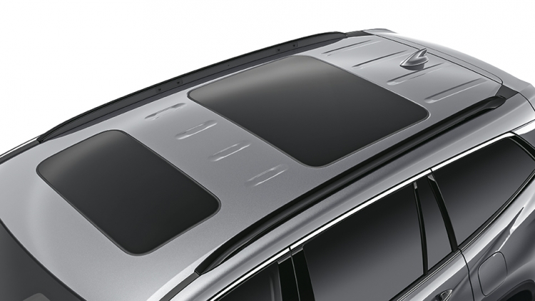 2016-2020 Honda Pilot Gloss Black Roof Rails - 08L02-TG7-100A