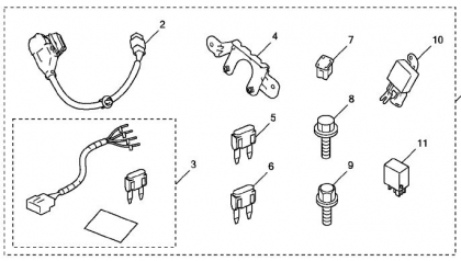 Trailer Hitch Harness (2009-2011)
