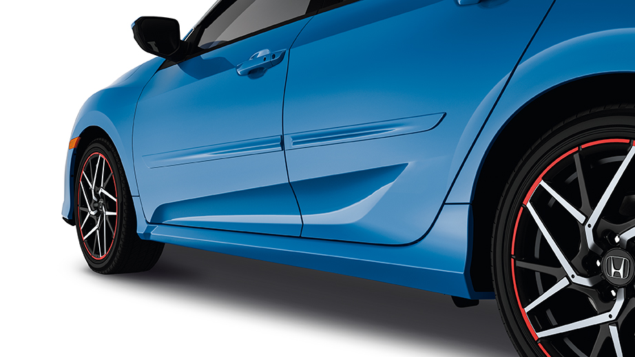 20162021 Honda Civic 4dr Body Side Moldings 08P05TBA