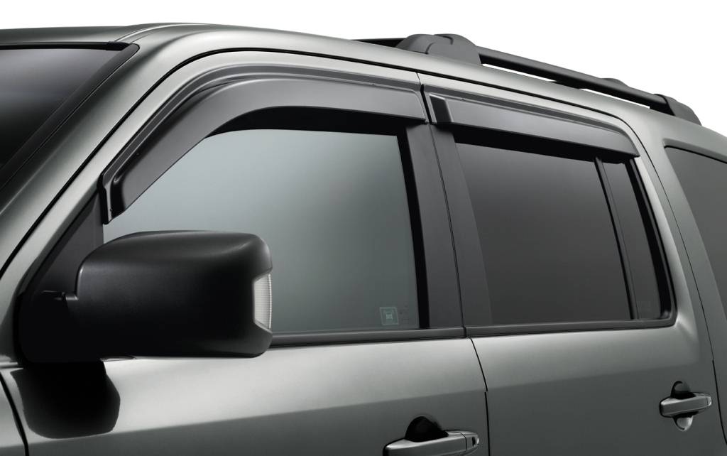 thumbnail image 2 of Geartronics Black Polycarbonate Window Visors For 2009-2015 Honda Pilot, 4pc Set 2 of 6