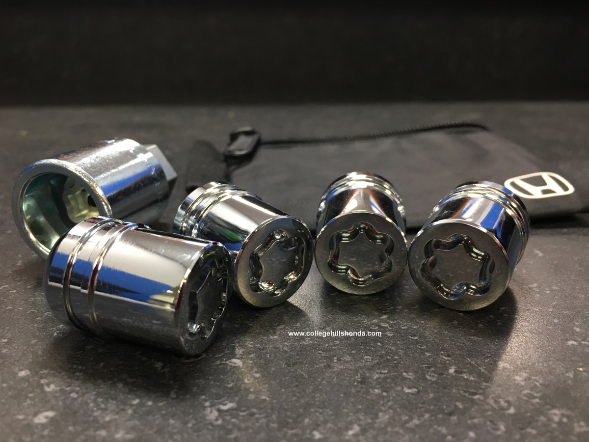 Genuine Honda Exposed Wheel Locks 08W42SNA101