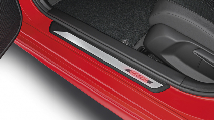 Red Illuminated Door Sill Trim