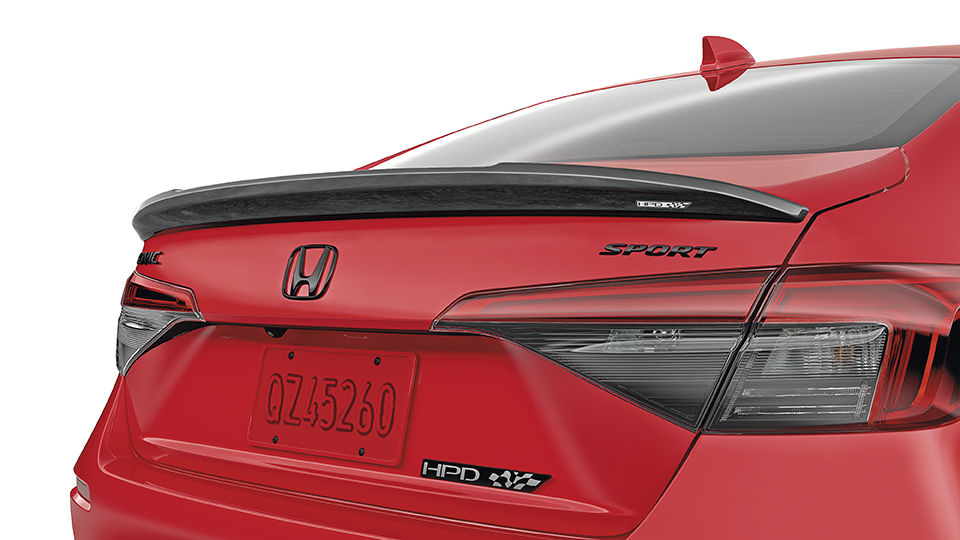 2022-2023 Honda Civic Sedan HPD Decklid Spoiler (LX, Sport, EX) -  08F10-T20-110