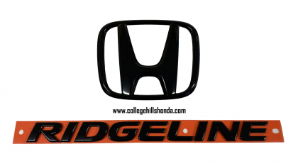 Gloss Black H-Mark & Ridgeline Emblems (2017-2023)