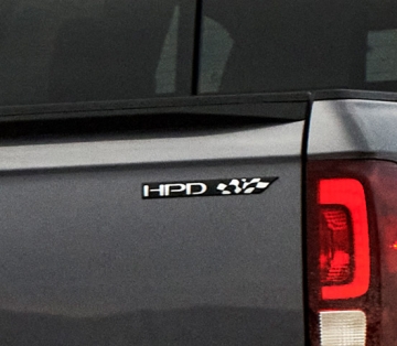 Gloss Black HPD Emblem