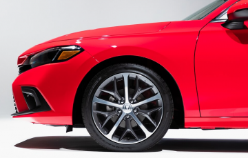 thumbnail image 2 of 18x8 Gloss Black Alloy Wheel Rim For Honda Civic 2022-2025 | OEM Replica 5x114.3 2 of 4
