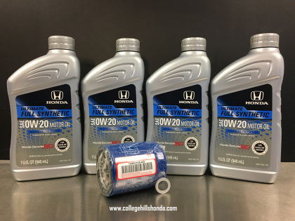 4QT 0W-20 Oil Change Kit