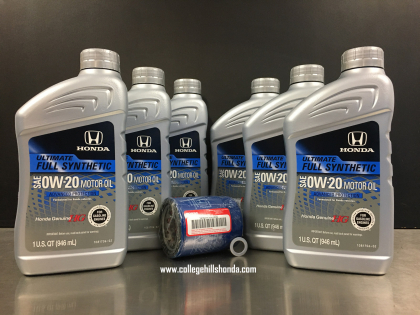6QT 0W-20 Oil Change Kit