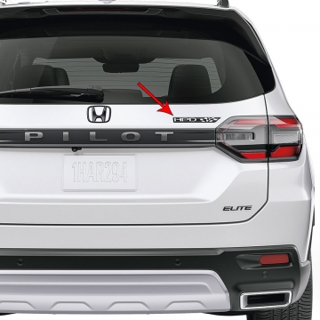 Gloss Black HPD Emblem