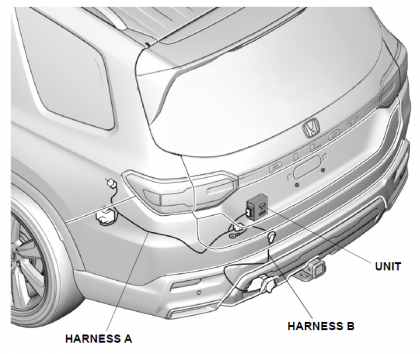 Trailer Hitch Harness (2023-2025)