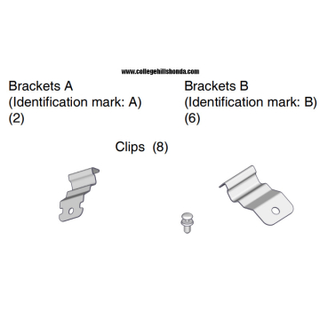 Door Visor Hardware Kit