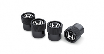 H-Mark Black Valve Stem Caps