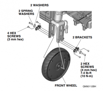 Motocompacto Front Wheel Assembly