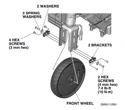 Motocompacto Front Wheel Assembly