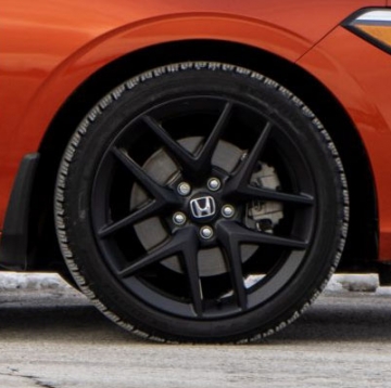 18x8 Matte Black Si Alloy Wheels (each)