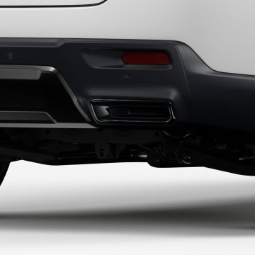 Black Exhaust Finisher Garnish Kit