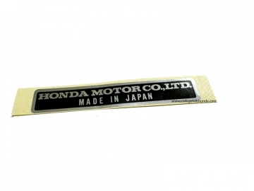 Vintage Nameplate Decal